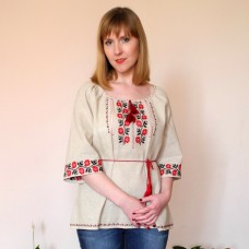 Embroidered blouse "Rosa"